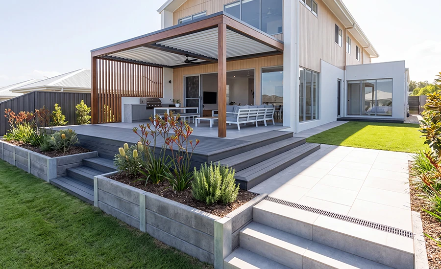 Landscaping a new build home on the Sunshine Coast